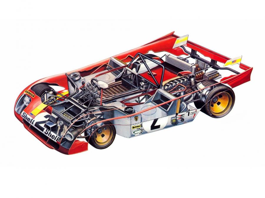  Ferrari 312 PB 1971 года  (фото 4 из 30)